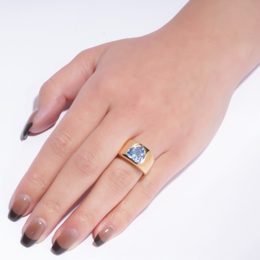 Big heart stone ring(9/11/13号) 詳細画像 Gold 4