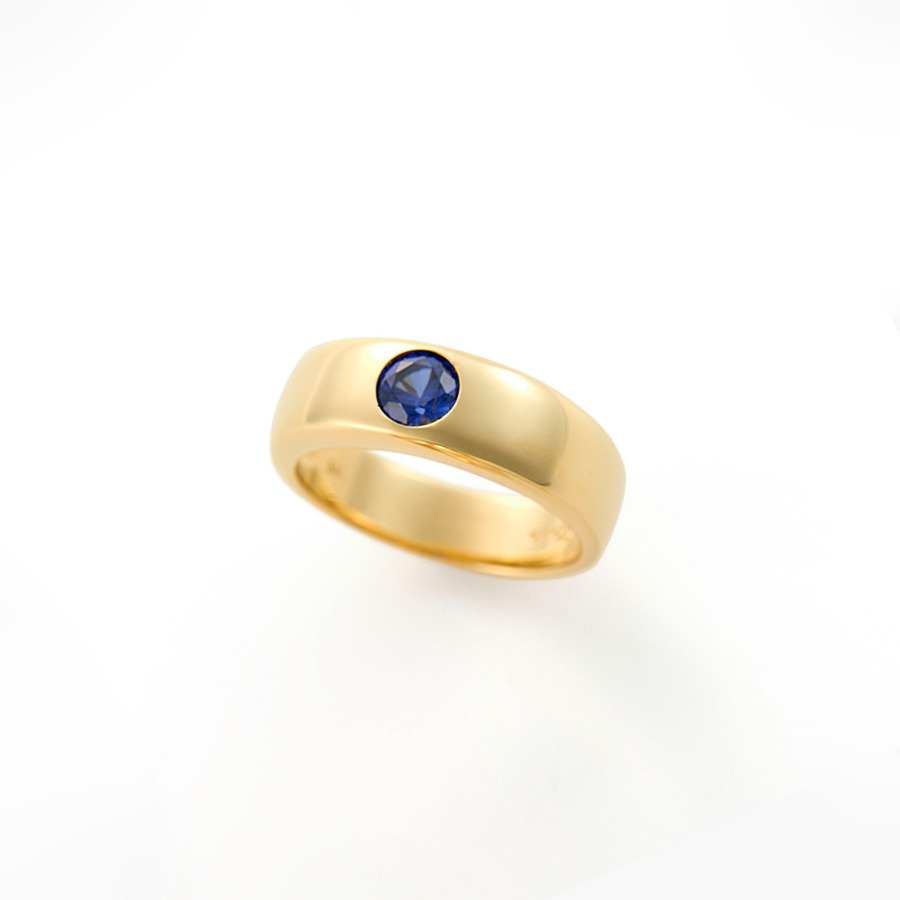 One stone ring 詳細画像 Blue 1