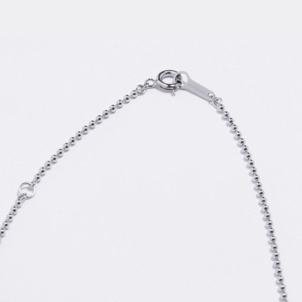 Pukkuri heart necklace(Silver) 詳細画像