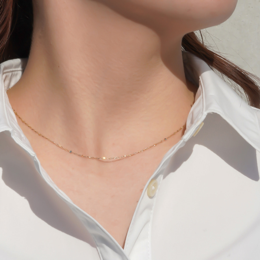 ena necklace(shine) 詳細画像 Gold 4