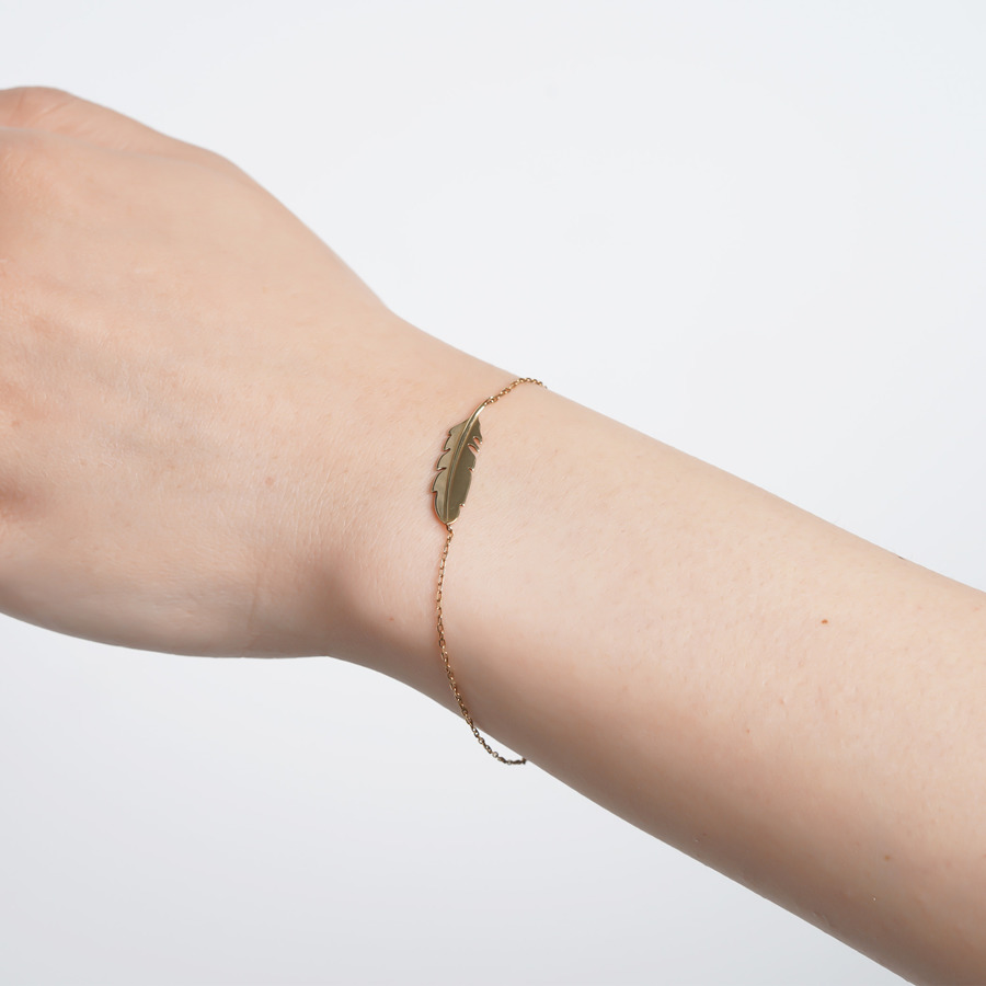 Feather bracelet 詳細画像 Gold 3