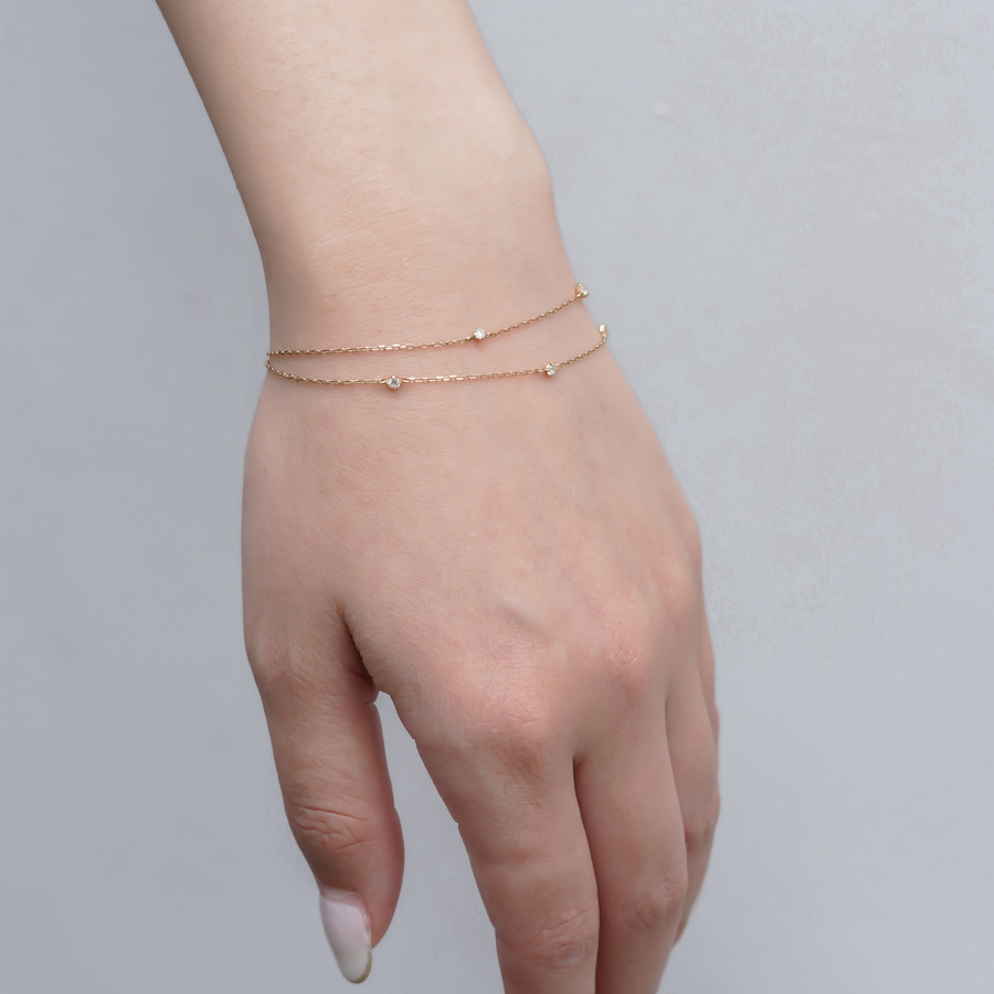 Diamond dust bracelet 詳細画像 Gold 4