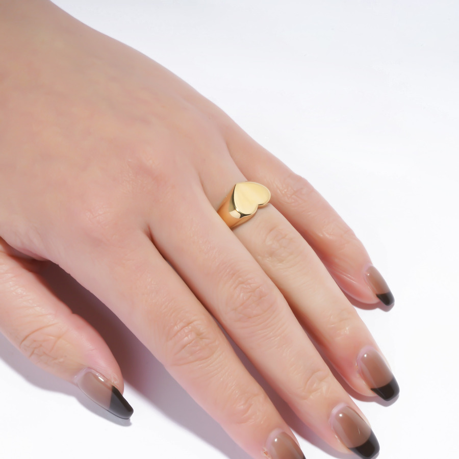 Heart ring(K10) 詳細画像 Gold 4