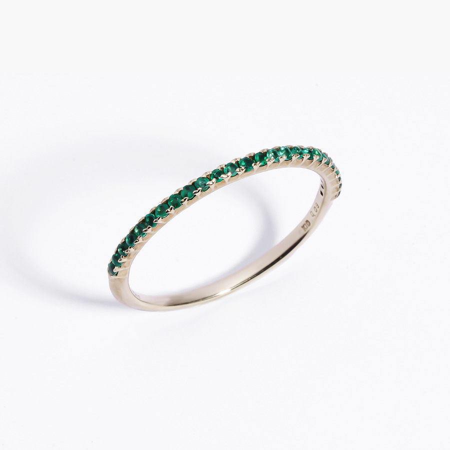 Tiny ring(Emerald) 詳細画像 Gold 1
