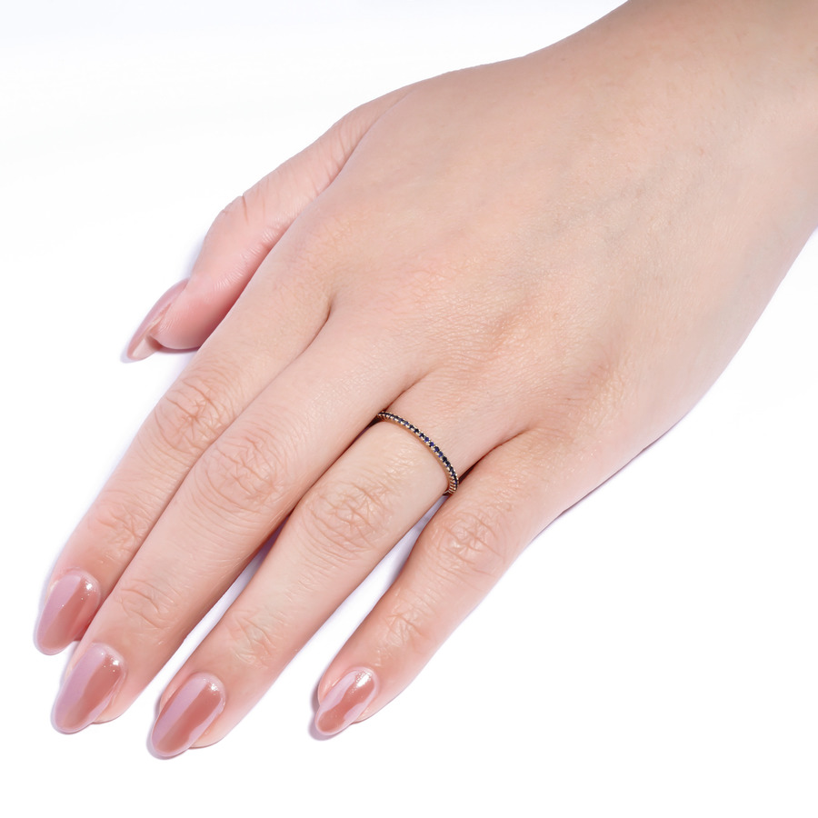 Tiny ring(Sapphire) 詳細画像 Gold 2