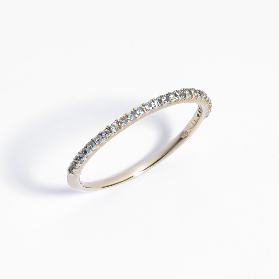 Tiny ring(Blue topaz) 詳細画像 Gold 1