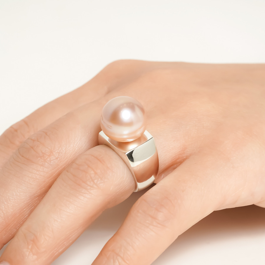 On pearl ring (Pink)｜enasoluna（エナソルーナ）公式サイト