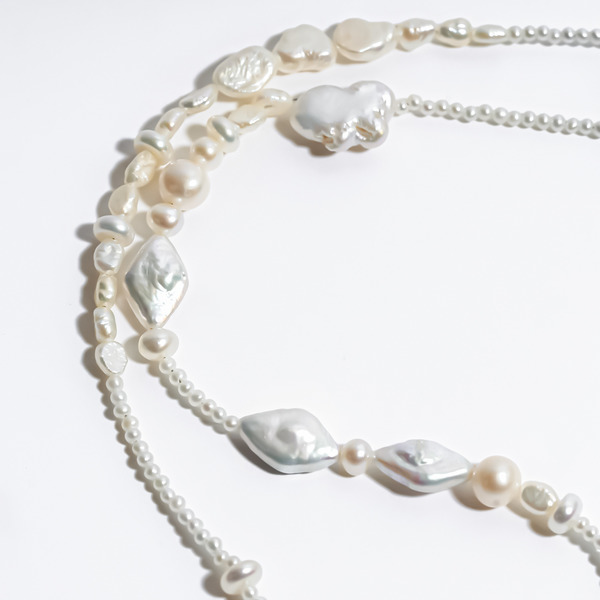 Pearl family necklace 詳細画像