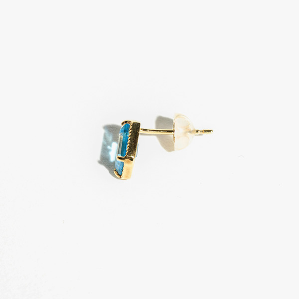 Fancy drop earring (Blue topaz) 詳細画像