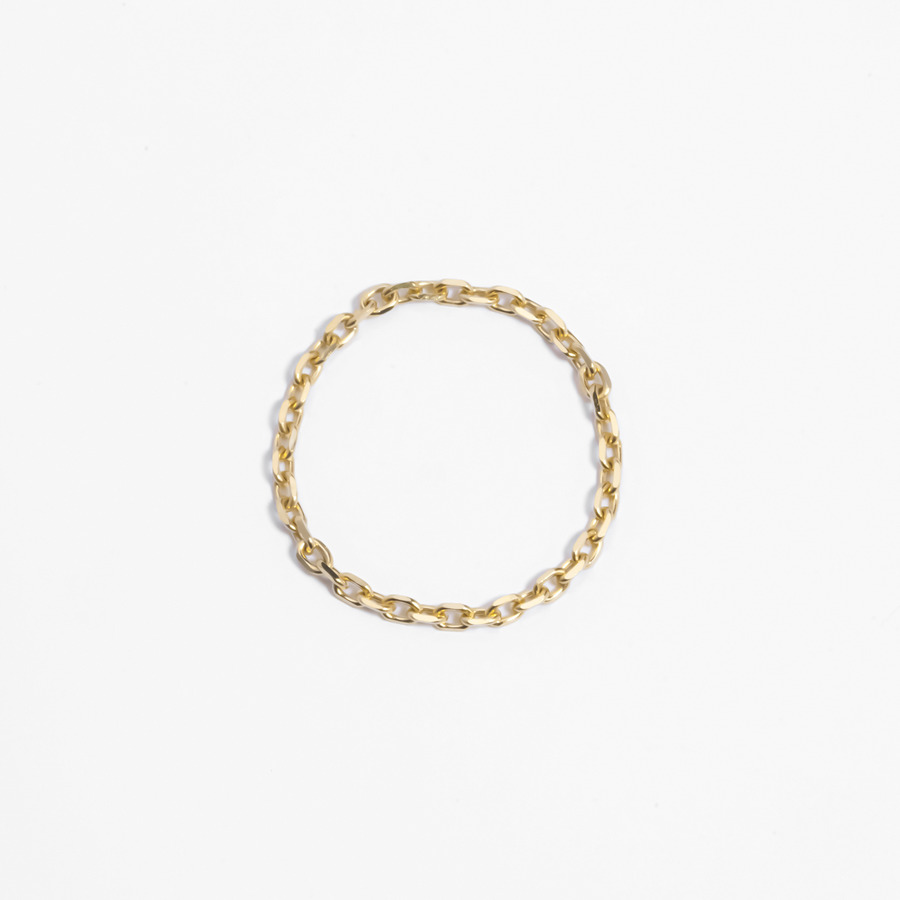 Chain ring(Yellow gold) 詳細画像 Gold 1