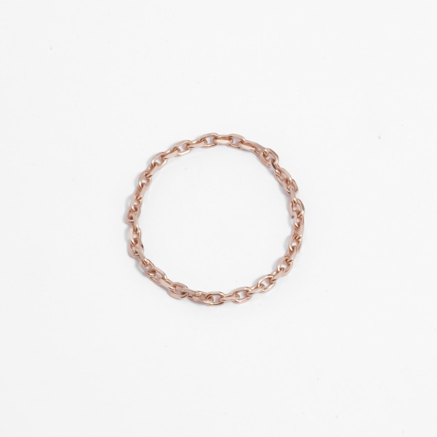 Chain ring(Pink gold) 詳細画像 Pink　Gold 1