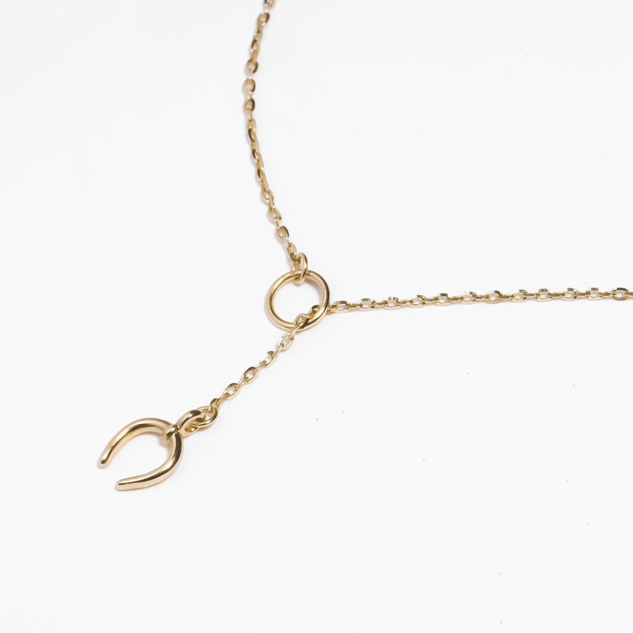 Horseshoe gold necklace 詳細画像 Gold 1