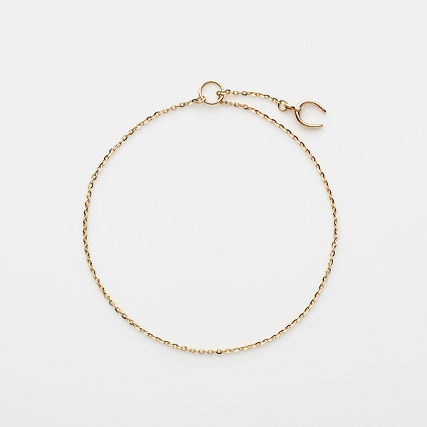 Horseshoe gold bracelet