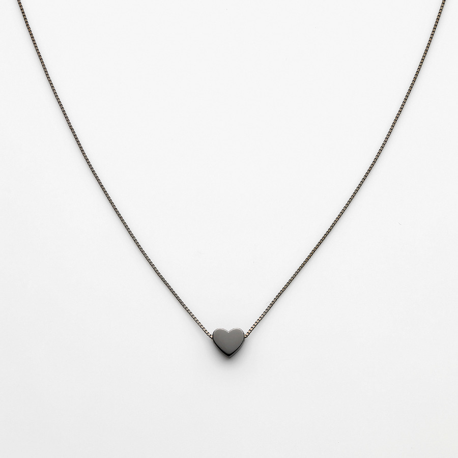 Chic love necklace (Black) 詳細画像 Black 1