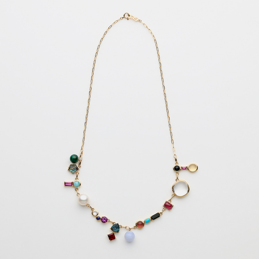 Flowers necklace (K18) 詳細画像 Gold 1