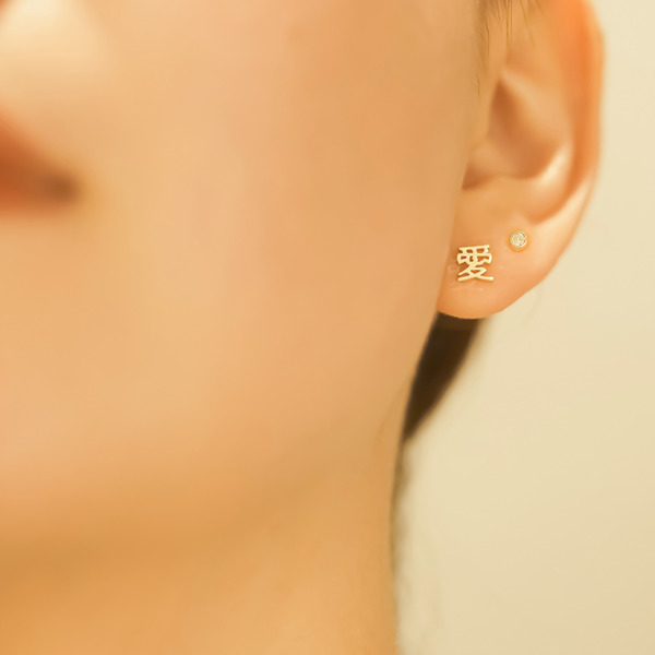 愛 Dia earrings 詳細画像