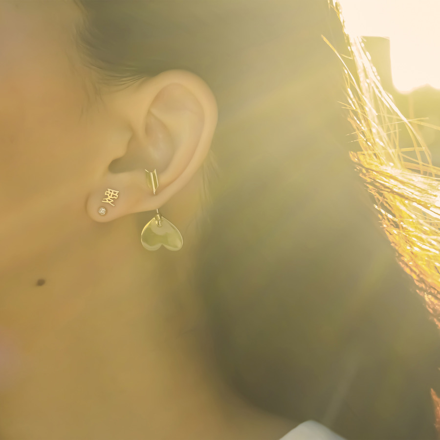 愛 Dia earrings 詳細画像 Gold 6