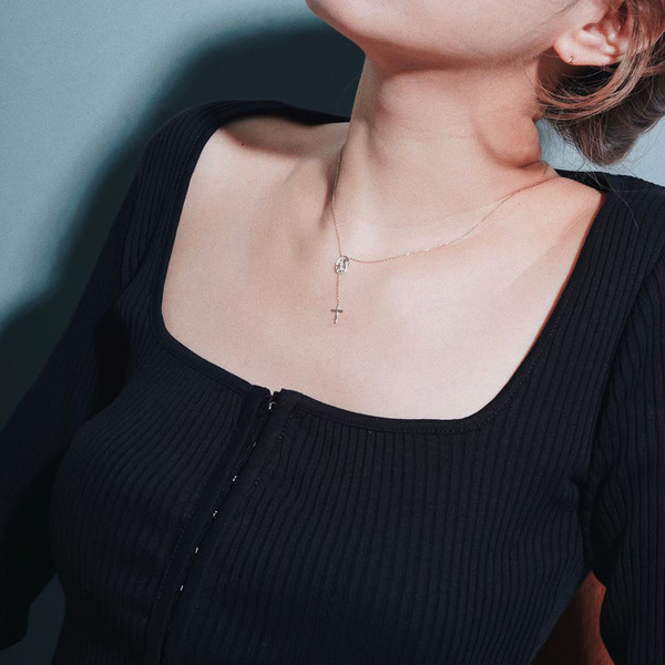 Skinny mariamedaille necklace｜enasoluna（エナソルーナ）公式サイト