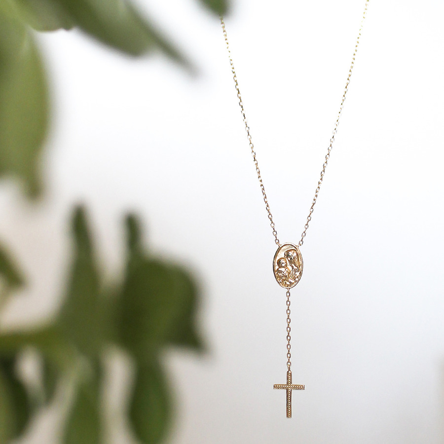 Skinny mariamedaille necklace 詳細画像 Gold 5