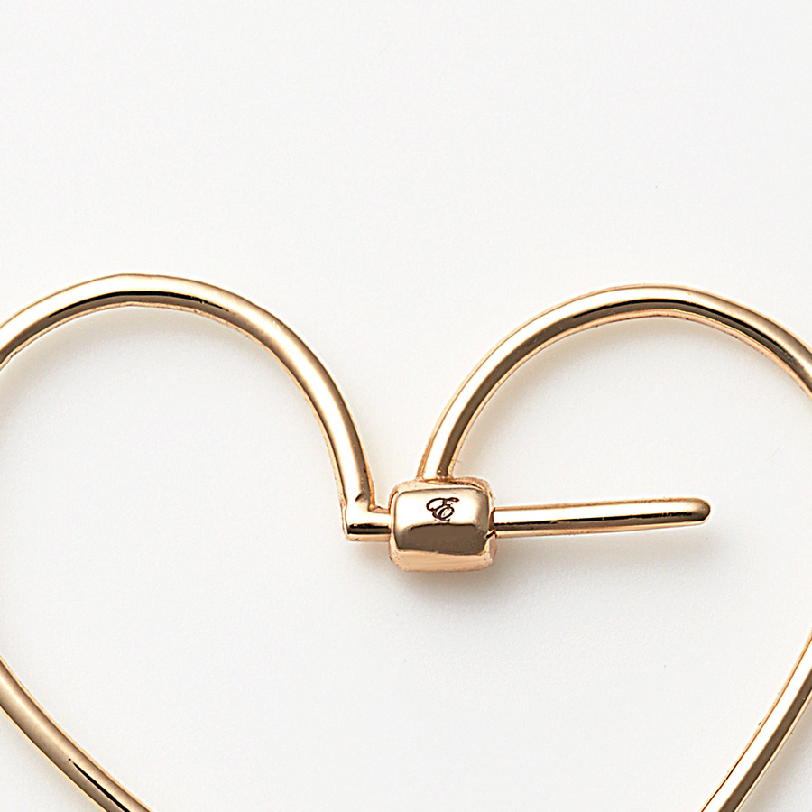 Arrow heart earring 詳細画像 Gold 1