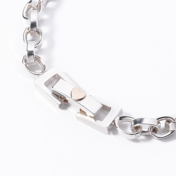 Heart chain bracelet (Ringchain) 詳細画像