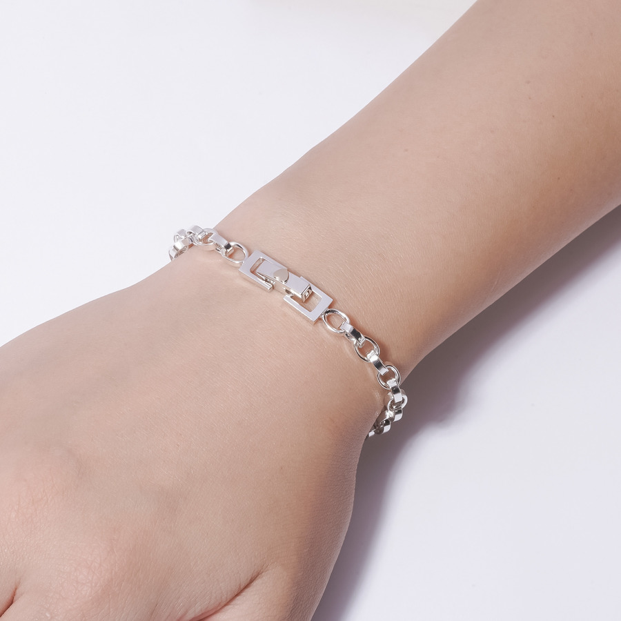 Heart chain bracelet (Ringchain) 詳細画像 Silver 6