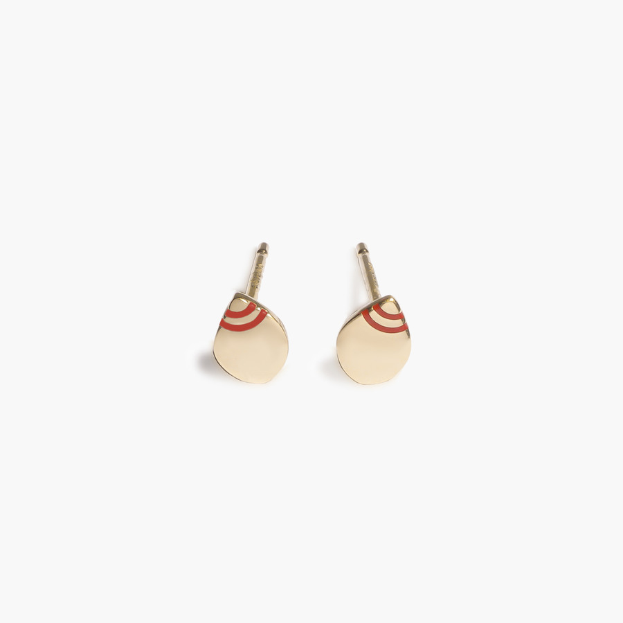 FUKU earrings 2024(Red) 詳細画像 Gold 1