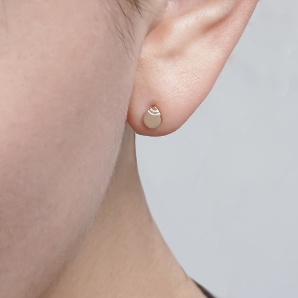 FUKU earrings 2024(White) 詳細画像